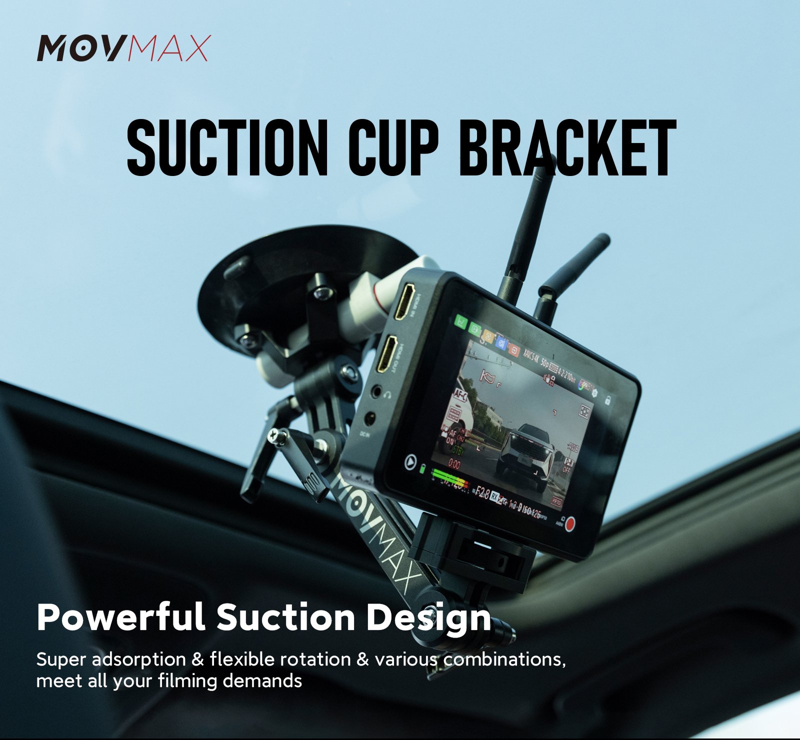 MOVMAX Suction Cup Bracket