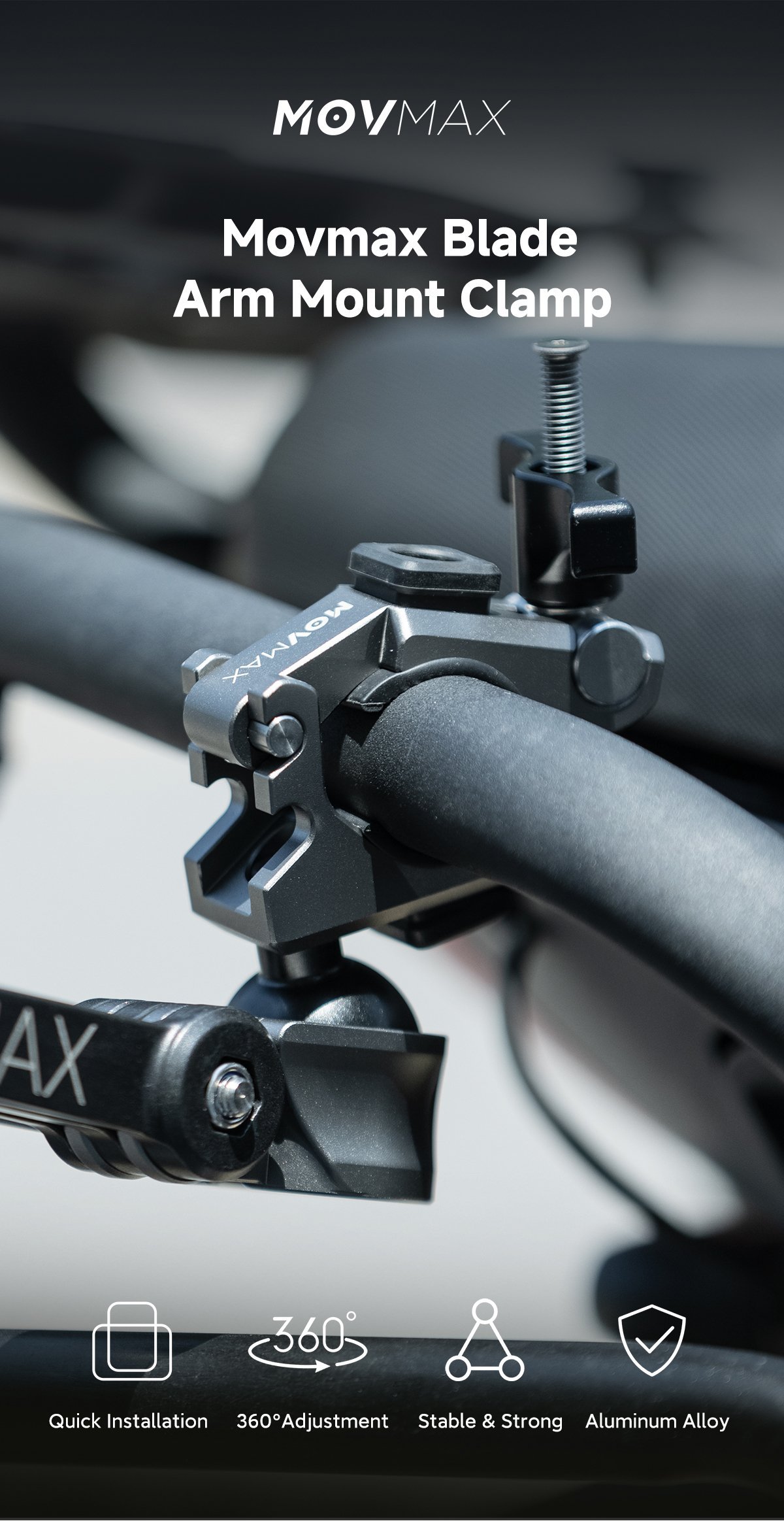 Movmax Blade Arm Mount Clamp