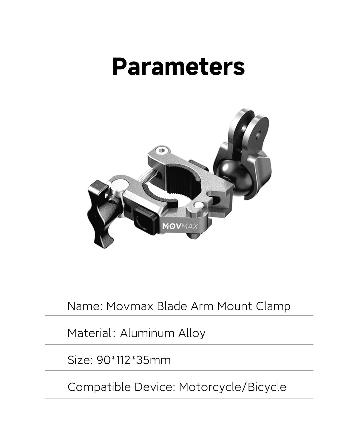 Movmax Blade Arm Mount Clamp (7)