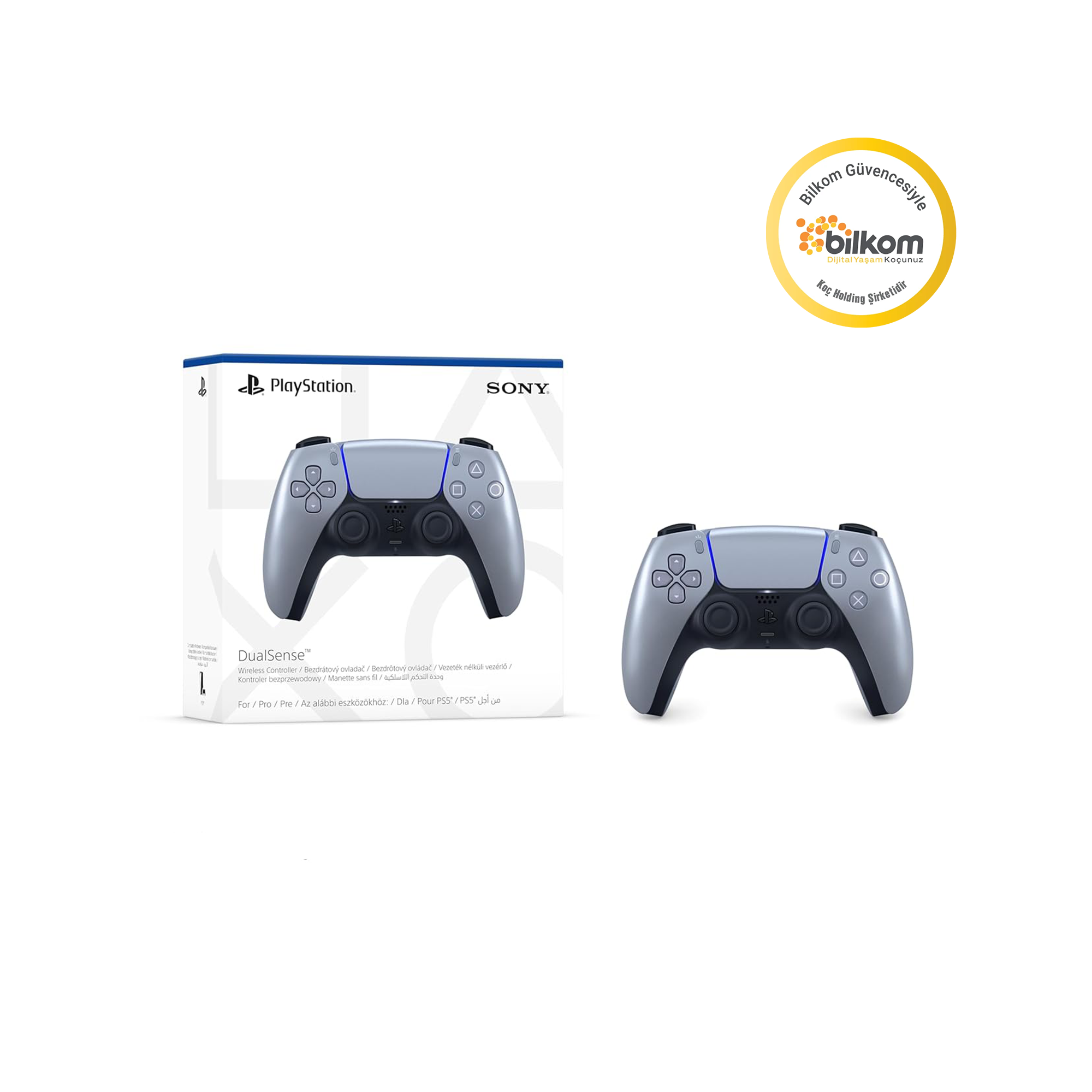 PlayStation DualSense Wireless Controller - Sterling Silver (2)