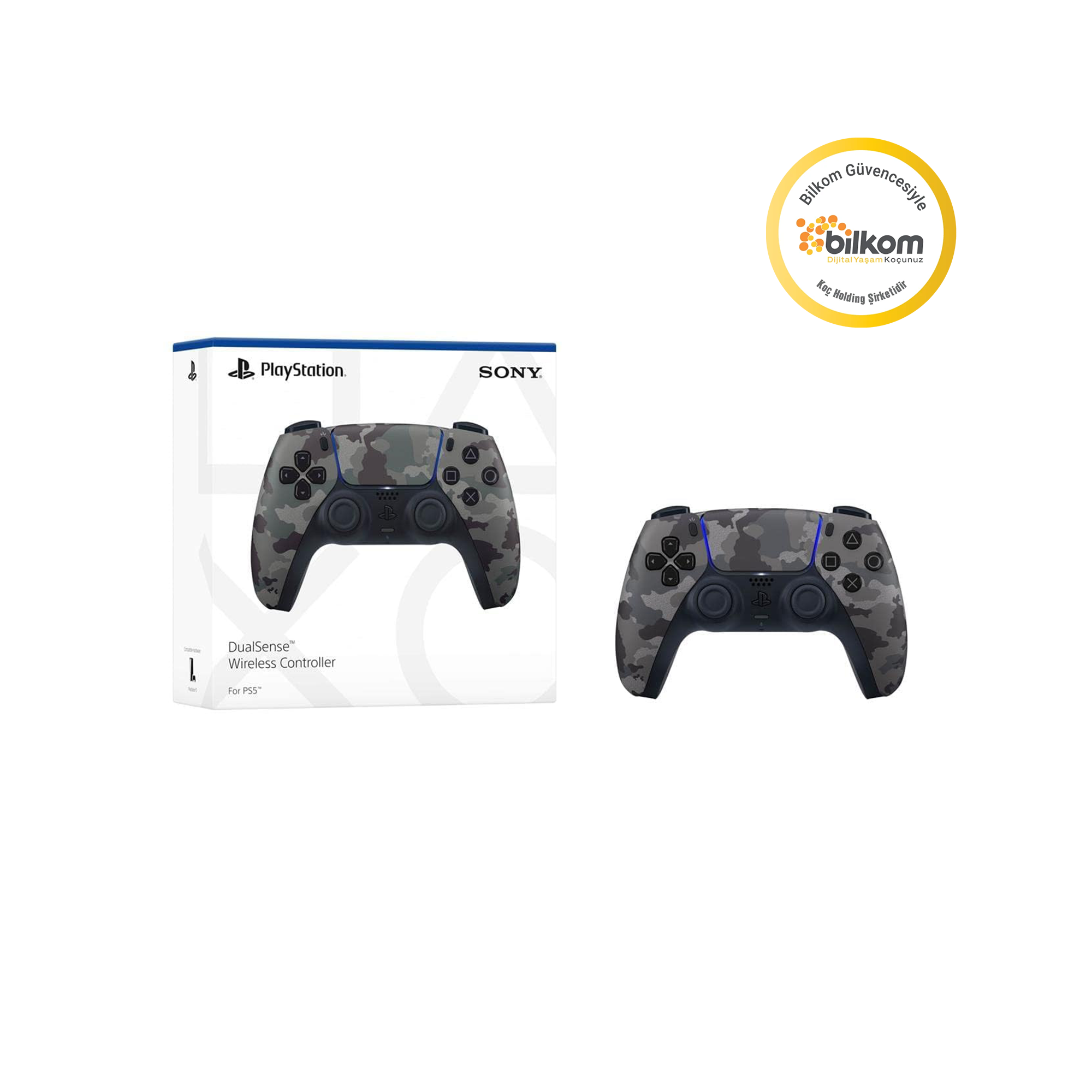 PlayStation DualSense Wireless Controller – Gray Camouflage 