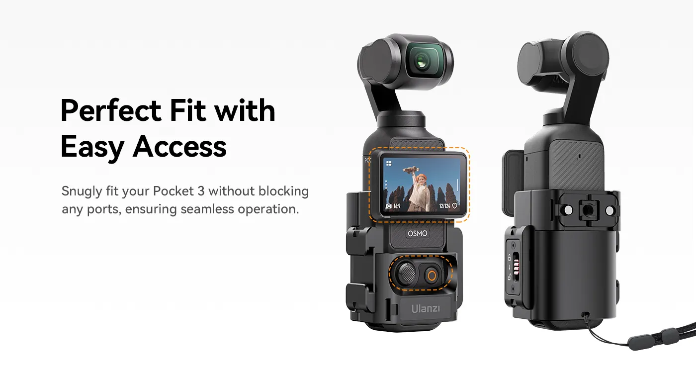 Ulanzi PK-06 DJI Osmo Pocket 3 İçin Genişletme Adaptörü