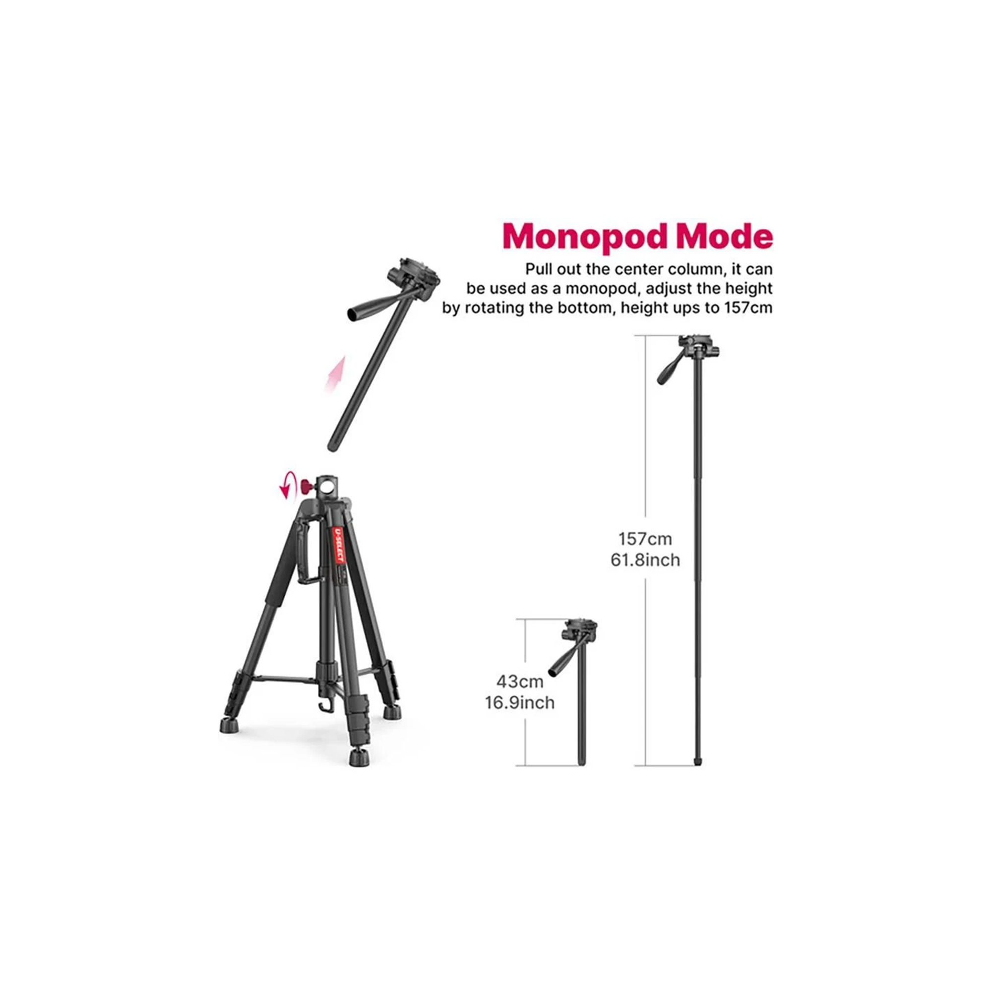 Ulanzi U-Select VT-01 Alüminyum Tripod 